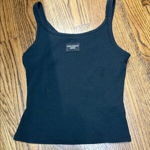 SKIMS Classic Black Tank Top